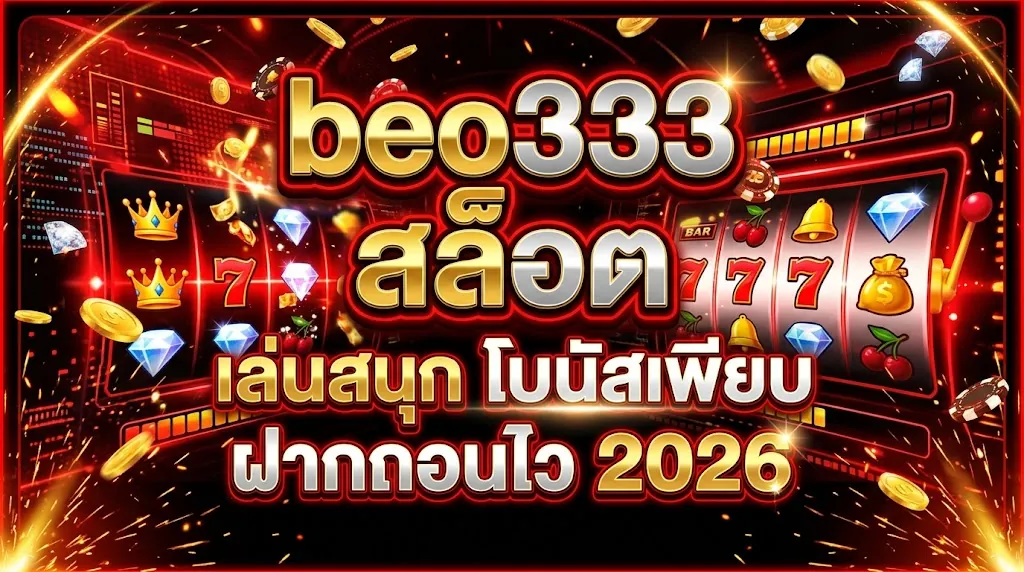 beo333 สล็อต: เล่นสนุก โบนัสเพียบ ฝากถอนไว 2026